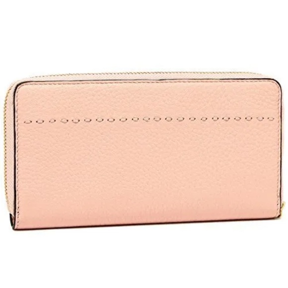 TORY BURCH MCGRAW ZIP CONTINENTAL WALLET PINK QUARTZ - Picture 5 of 8